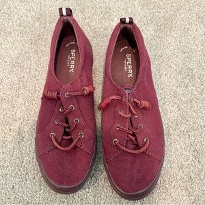 Sperry Top-Sider Crest Vibe Maroon Women's Casual Shoes Sneakers Size 9.5